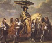 LE BRUN, Charles Chancellor Seguier at the Entry of Louis XIV into Paris in 1660 (mk08) china oil painting reproduction